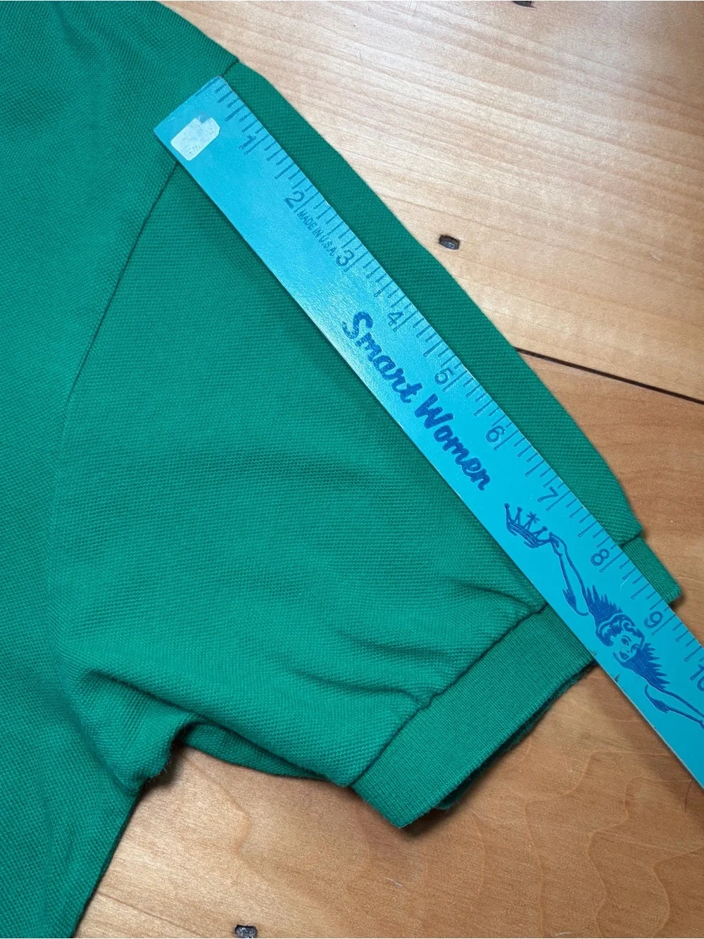 Vintage Polo Ralph Lauren Mens LARGE Green SS Pique Polo USA